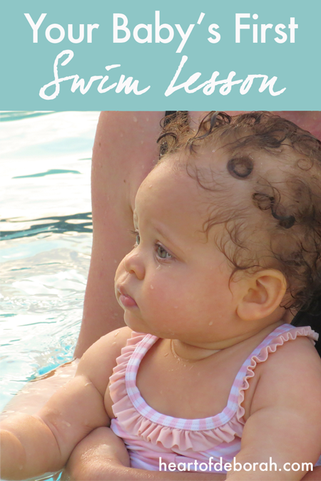 5 tips for your baby's first swim lessons. Heart of Deborah